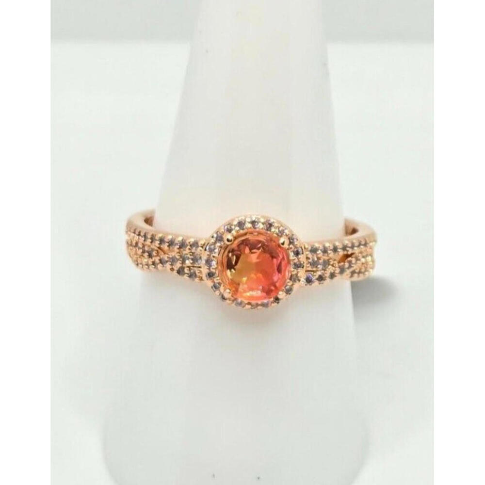 Bomb Party Ring ~ Lab Created Watermelon Tourmaline ~ The Serenity Ring ~ Size 9